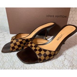 ルイヴィトン(LOUIS VUITTON)のルイ・ヴィトン ダミエ  ミュール サンダル(サンダル)