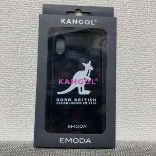 エモダ(EMODA)のとも(o^^o)様専用☆未使用 EMODA×KANGOL iPhoneXケース(iPhoneケース)