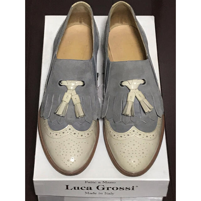 美品☆約3,8万 Luca Grossi ルカグロッシ タッセルシューズ・36