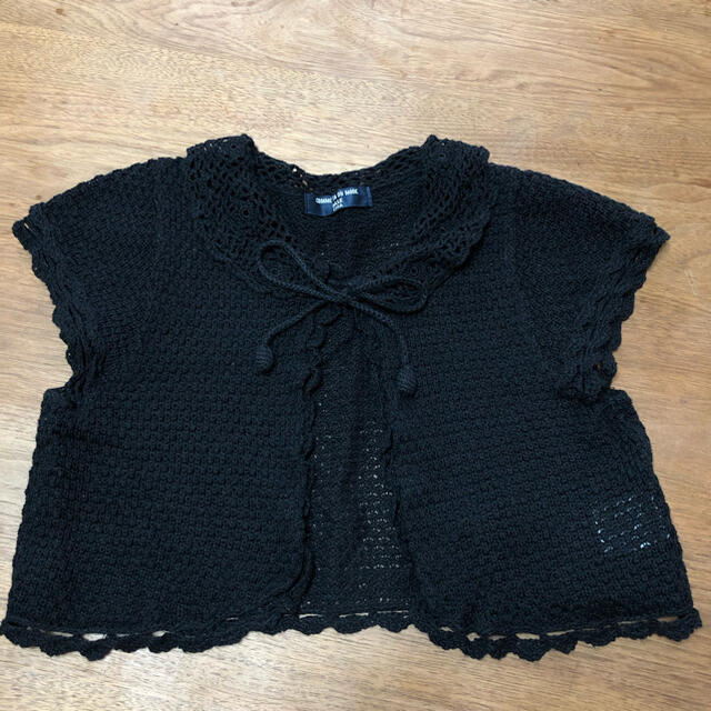 COMME CA ISM(コムサイズム)のコムサ　イズムカーディガン ボレロ120cm キッズ/ベビー/マタニティのキッズ服女の子用(90cm~)(カーディガン)の商品写真