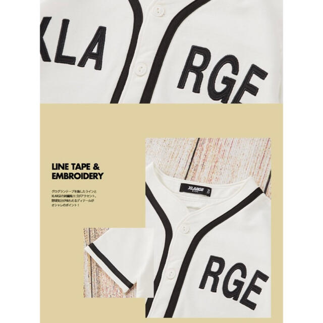XLARGE(エクストララージ)のグレー 130cm 未使用品 XLARGE KIDS ベースボールシャツ キッズ/ベビー/マタニティのキッズ服男の子用(90cm~)(Tシャツ/カットソー)の商品写真