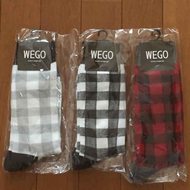 WEGO(ウィゴー)のWEGO メンズソックス 3足 メンズのレッグウェア(ソックス)の商品写真