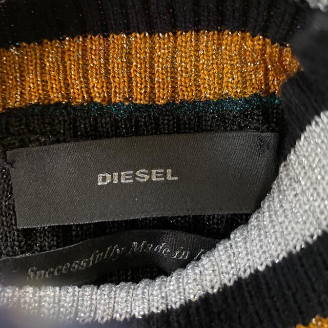 DIESEL(ディーゼル)の[ＤＩＥＳＥＬ超個性的Allラメ入りワンピース👗新品] レディースのワンピース(ひざ丈ワンピース)の商品写真