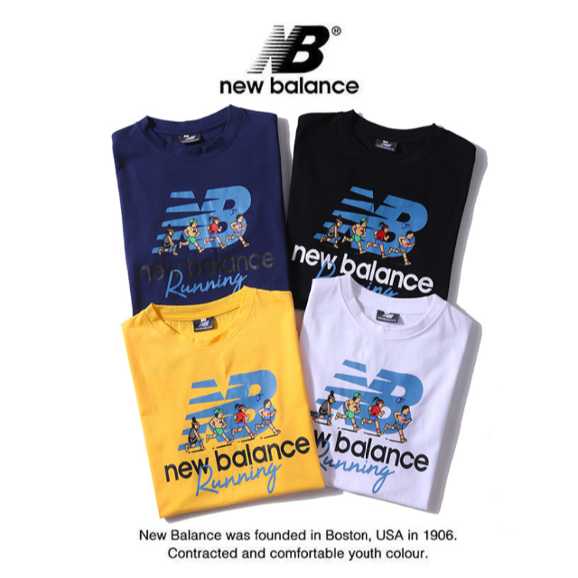 New Balance(ニューバランス)の新作 New balance ニューバランス　半袖Tシャツ　サイズLネービー メンズのトップス(Tシャツ/カットソー(半袖/袖なし))の商品写真