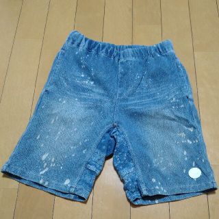 エフオーキッズ(F.O.KIDS)のデニム色　短パン　F.O.KIDS お股部分柄違い(パンツ/スパッツ)