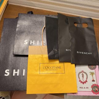 ジバンシィ(GIVENCHY)のショッパー袋　ブランド　まとめ売り　7点セット(ショップ袋)