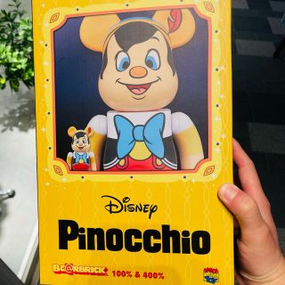 メディコムトイ(MEDICOM TOY)のBE@RBRICK PINOCCHIO 100％  & 400％ ベアブリック(ぬいぐるみ)