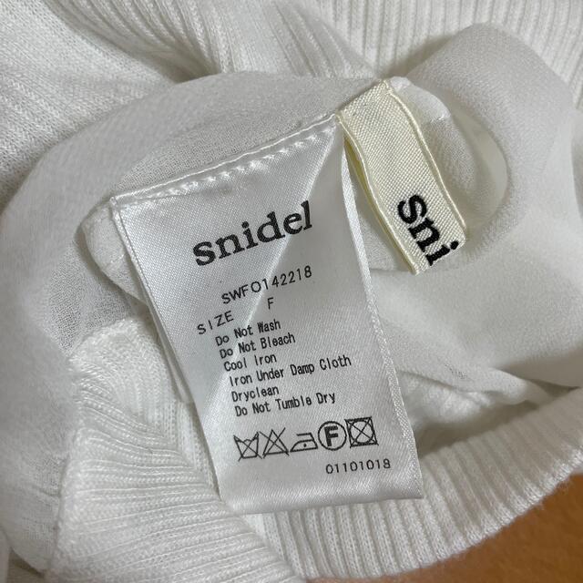 SNIDEL(スナイデル)のsnidel シースルートップス レディースのトップス(カットソー(半袖/袖なし))の商品写真