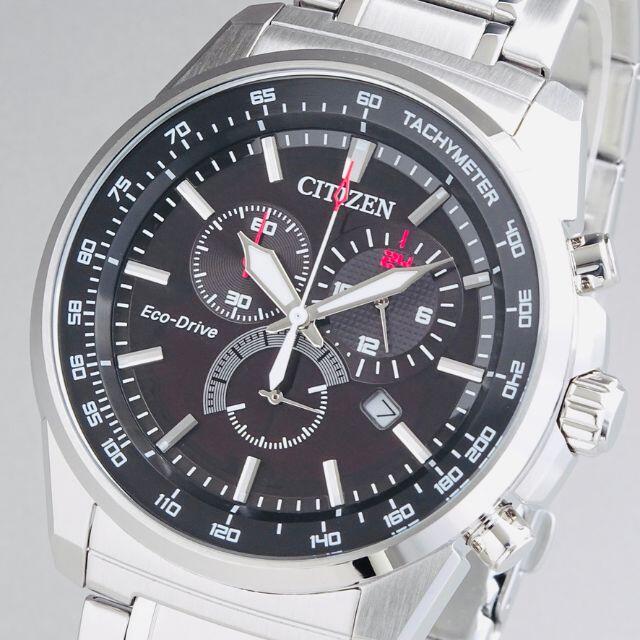 CITIZEN - 【新品即納】シチズン 高級 メンズ腕時計 エコドライブ 44mm タキメーター