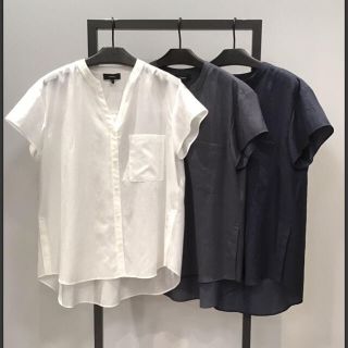 セオリー(theory)のまき様ご専用♡未使用♡ Theory セオリー　スキッパー シャツ ブラウス(シャツ/ブラウス(半袖/袖なし))