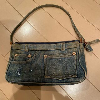 ゲス(GUESS)のGUESS  ゲス　ショルダーバッグ　デニム生地(ショルダーバッグ)