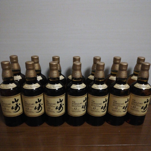 食品/飲料/酒サントリー　山崎　12年　700ml　４本セット　新品未開栓品