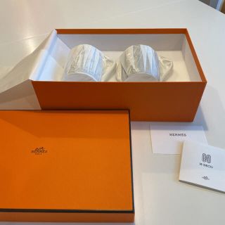 エルメス(Hermes)の専用のお品です。　エルメス H アッシュデコ マグカップ ( 白 & 黒 )(食器)