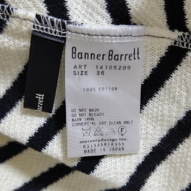 Banner Barrett(バナーバレット)のBanner Barrett ボーダーフレアスカート Sサイズ レディースのスカート(ひざ丈スカート)の商品写真