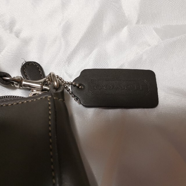 COACH(コーチ)の【値下げ】OLD COACH オールドコーチ ミニバッグ グレー レディースのバッグ(ハンドバッグ)の商品写真