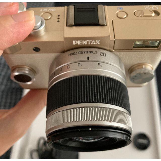 PENTAX(ペンタックス)のPENTAX Q-S1 ゴールドカラー　美品 スマホ/家電/カメラのカメラ(ミラーレス一眼)の商品写真