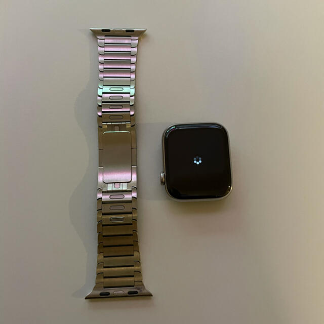 玄関先迄納品 Apple - Watch Apple Watch wifiモデルシルバー　44mm series6 腕時計(デジタル)