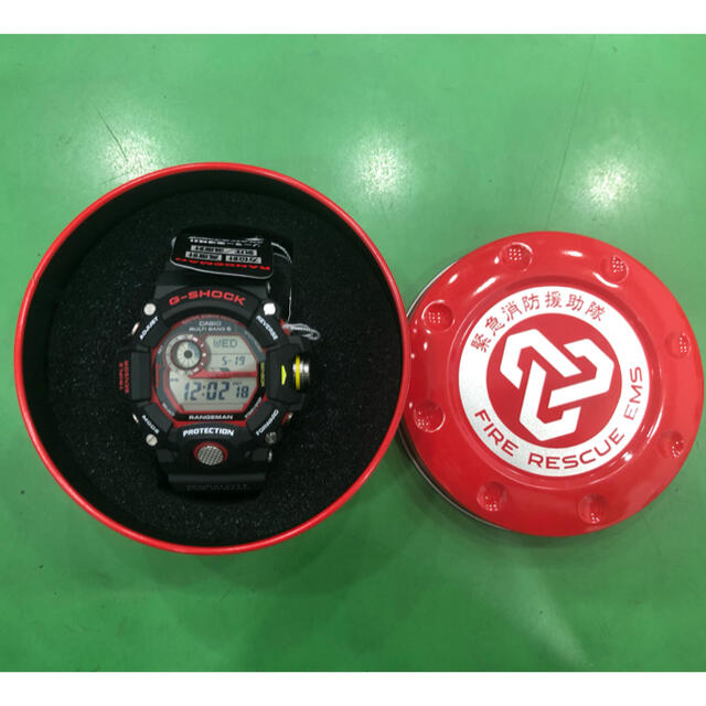 新品レンジマン G-SHOCK 緊急消防援助隊 gw-9400nfst-1ajr