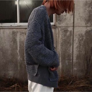 サンシー(SUNSEA)のyoke 5G Connecting Rib Cardigan サイズ2(カーディガン)