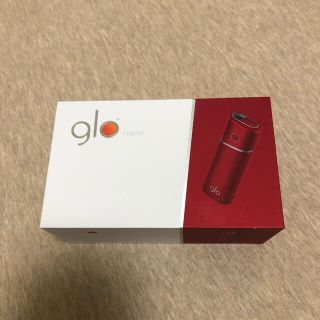 グロー(glo)の【新品未使用】glo nano レッド(タバコグッズ)