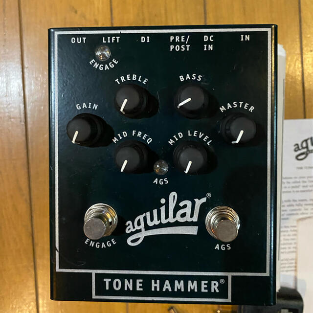 Aguilar (アギュラー) Tone Hammer 純正アダプター付き