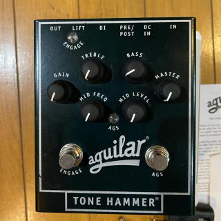 Aguilar (アギュラー) Tone Hammer 純正アダプター付き(ベースエフェクター)