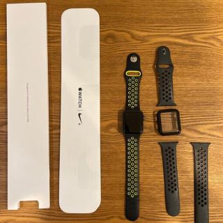 アップルウォッチ(Apple Watch)のApple Watch Nike+ Series 3（GPSモデル）-38㎜(腕時計(デジタル))