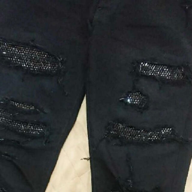サマーセール35%オフ Amiri クリスタルデニム 登坂広臣着用 - 通販