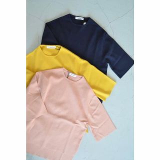 シンゾーン(Shinzone)の新品未使用【SHINZONE LIGHT PINK KNIT TEE】(Tシャツ(半袖/袖なし))