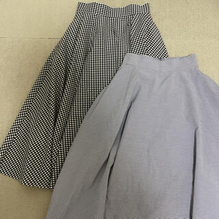 ユニクロ(UNIQLO)のUNIQLO スカート2枚セット(ひざ丈スカート)