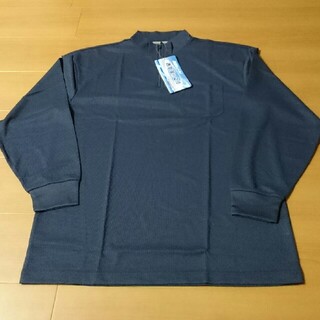 新品 ハーフジップロングシャツ 3L 紺(Tシャツ/カットソー(七分/長袖))