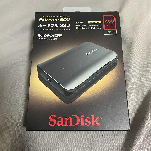 SanDisk Extreme900 ポータブルSSD 480GB