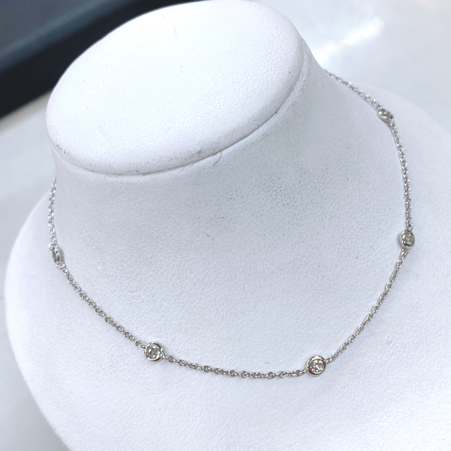 イヤリング TASAKIダイヤモンドネックレス ステーション⛓の通販 by K18WGダイヤネックレス になります