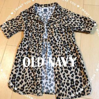 オールドネイビー(Old Navy)の早い者勝ち！ レオパード柄 シャツワンピース(ワンピース)