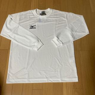 ミズノ(MIZUNO)のミズノ　ドライメッシュ　長袖Tシャツ　Lサイズ白(Tシャツ/カットソー(七分/長袖))