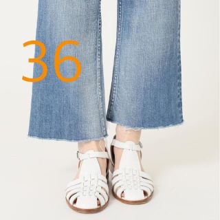 ユナイテッドアローズ(UNITED ARROWS)のsale❣️パスクッチ グルカサンダル ホワイト 36(サンダル)