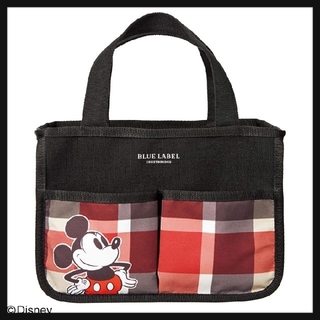 ディズニー(Disney)のsweet ブルーレーベル 付録 ミッキーマウスデザインインテリアバッグ(トートバッグ)