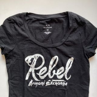 アルマーニエクスチェンジ(ARMANI EXCHANGE)の［匿名配送・翌日発送］Armani Exchange｜ レディース 黒Tシャツ(Tシャツ(半袖/袖なし))