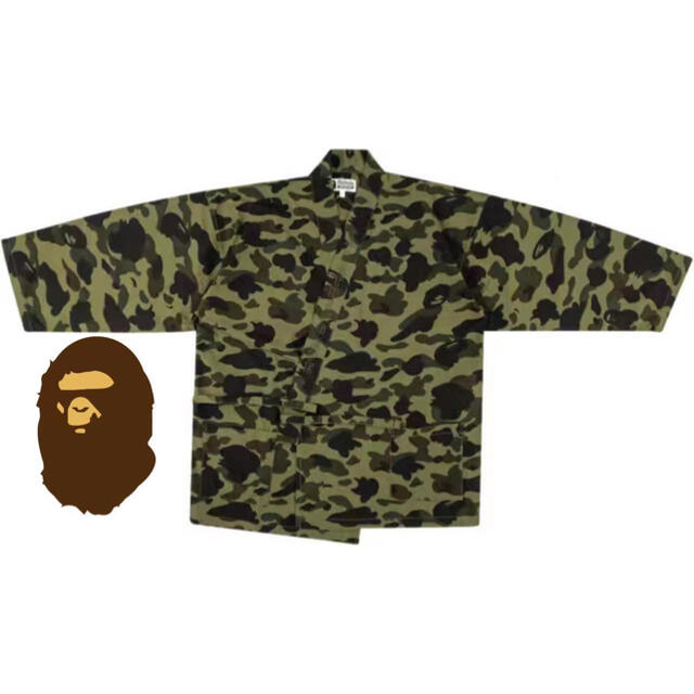 アベイシングエイプ BAPE 1ST CAMO 着物 希少2XL 新品未開封