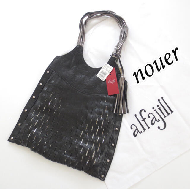 alfajill×nouer メッシュ×スパンコールトートバッグ□スコットクラブ ...