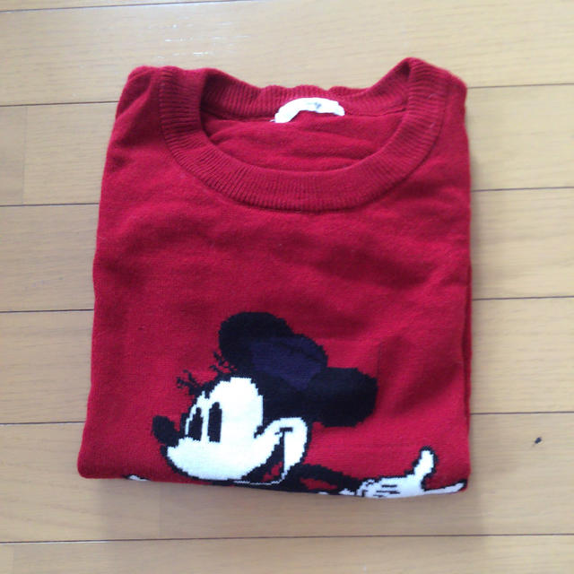 Disney(ディズニー)のミニーちゃん ニットプルオーバー レディースのトップス(ニット/セーター)の商品写真