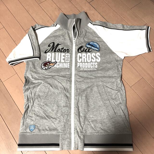 bluecross(ブルークロス)のブルークロス　フロントジップ　Tシャツ　L キッズ/ベビー/マタニティのキッズ服男の子用(90cm~)(Tシャツ/カットソー)の商品写真