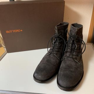 ブッテロ(BUTTERO)の美品 BUTTERO ブッテロ レースアップブーツ  サイズ41 1/2(ブーツ)