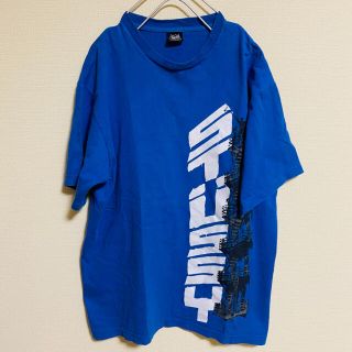 ステューシー(STUSSY)の古着 Stussy ステューシー  Tシャツ メキシコ製 ブルー 青 ストリート(Tシャツ/カットソー(半袖/袖なし))