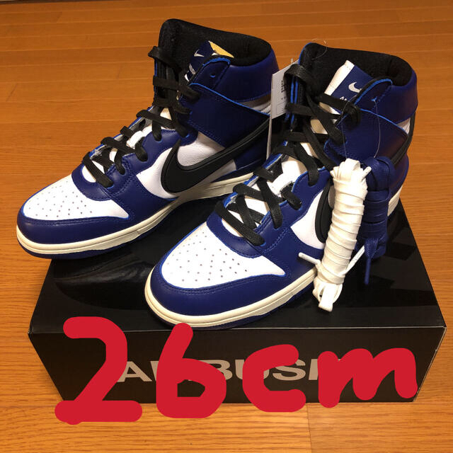 最新エルメス HI DUNK NIKE - AMBUSH AMBUSH 26cm アンブッシュ ダンク