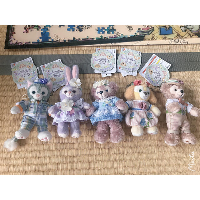 Disney(ディズニー)のスプリングインブルーム ぬいぐるみバッジセット ステラルー エンタメ/ホビーのおもちゃ/ぬいぐるみ(ぬいぐるみ)の商品写真