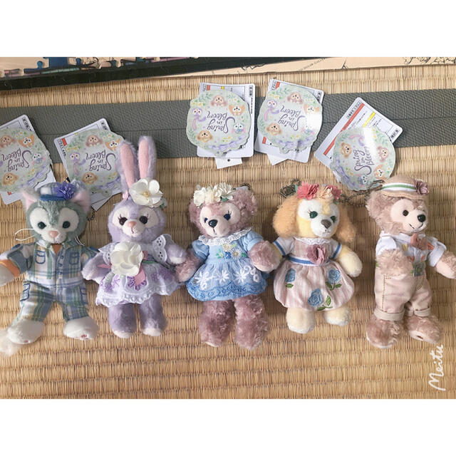 Disney(ディズニー)のスプリングインブルーム ぬいぐるみバッジセット ステラルー エンタメ/ホビーのおもちゃ/ぬいぐるみ(ぬいぐるみ)の商品写真