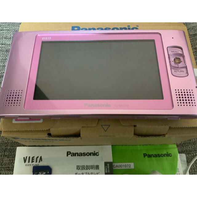 Panasonic(パナソニック)の【えがちゃんさん専用】ワンセグテレビSV-ME550 SDカード付き 録画 スマホ/家電/カメラのテレビ/映像機器(テレビ)の商品写真