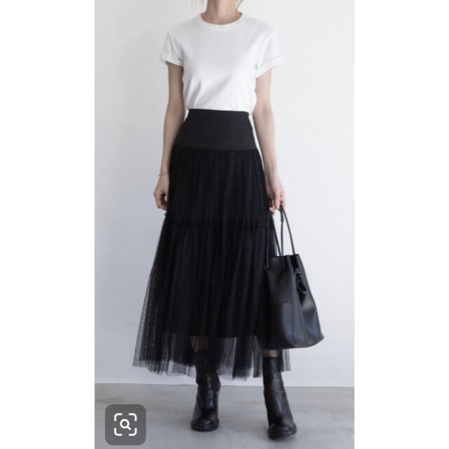 2020年購入　エイメル　チュールティアードスカート レディースのスカート(ロングスカート)の商品写真
