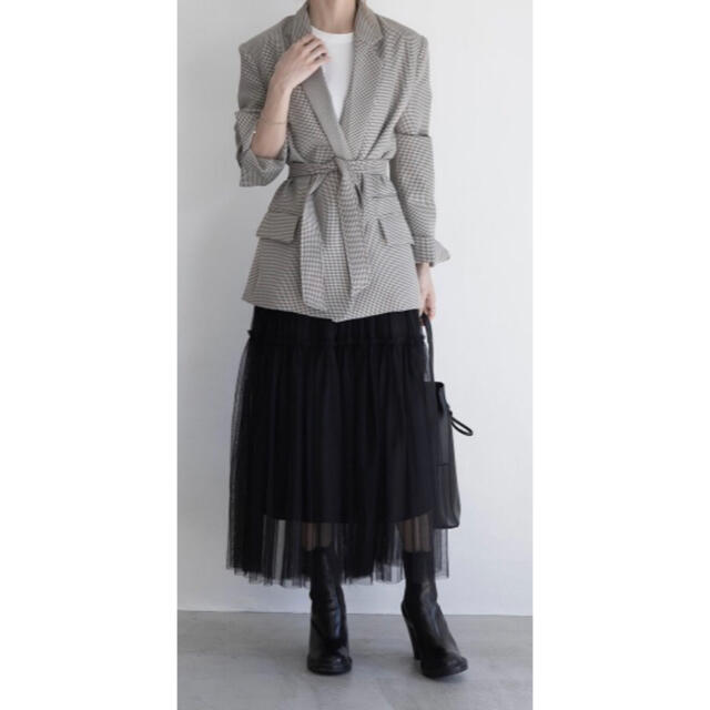 2020年購入　エイメル　チュールティアードスカート レディースのスカート(ロングスカート)の商品写真